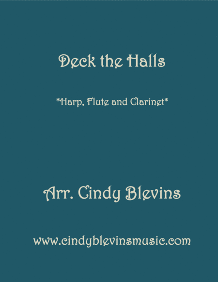 Deck The Halls For Harp Flute And Clarinet Sheet Music