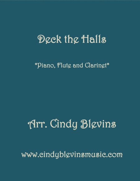 Deck The Halls For Piano Flute And Clarinet Sheet Music