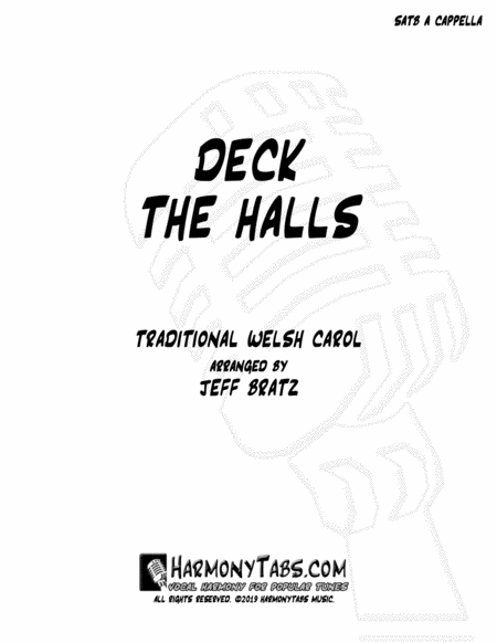 Deck The Halls Satb A Cappella Sheet Music