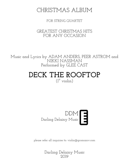 Deck The Rooftop Sheet Music