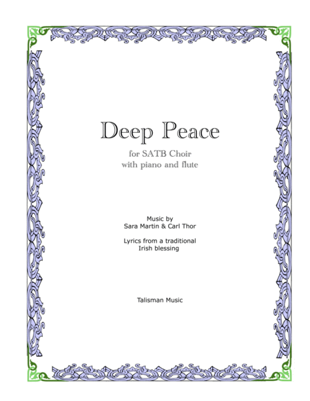 Deep Peace Satb Sheet Music