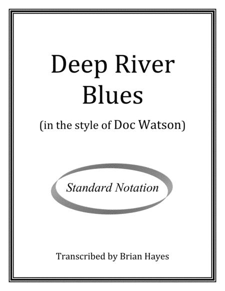 Deep River Blues Doc Watson Standard Notation Sheet Music