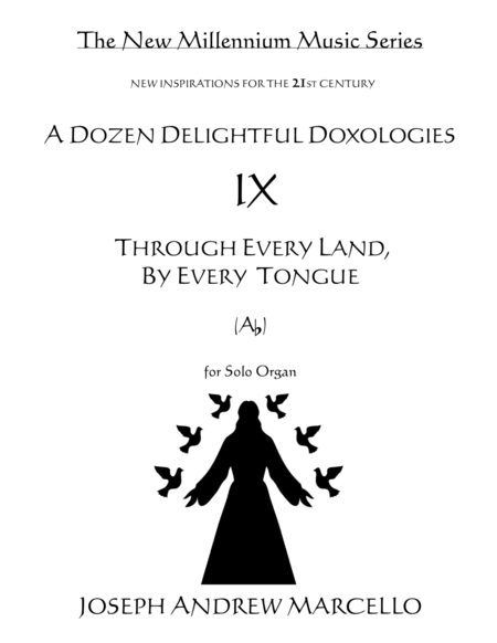 Delightful Doxology Ix Through Every Land In Every Tongue Organ Ab Sheet Music