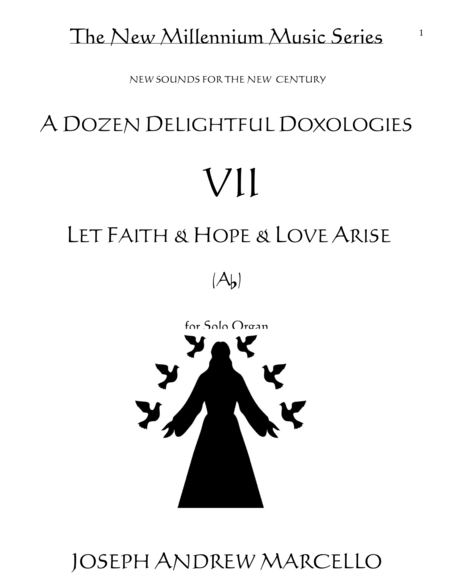 Delightful Doxology Vi From All That Dwell Beneath The Skies Organ Key Of Ab Sheet Music