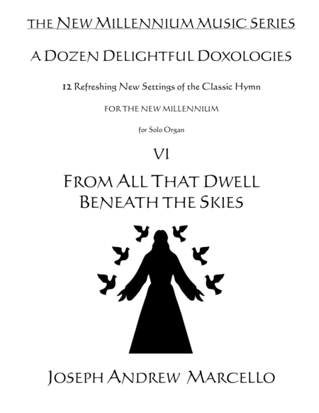 Delightful Doxology Vi From All That Dwell Beneath The Skies Organ Key Of C Sheet Music