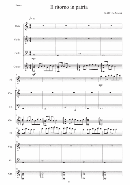 Delilah For Flute Choir Sheet Music