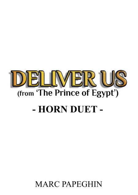 Free Sheet Music Deliver Us From The Prince Of Egypt French Horn Duet