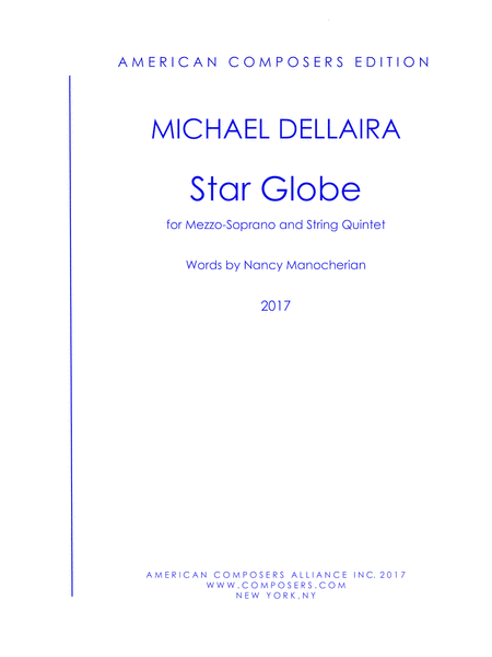 Free Sheet Music Dellaira Star Globe