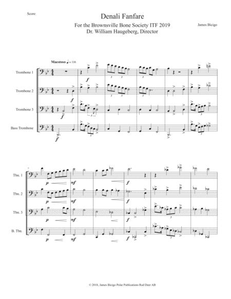 Denali Fanfare Sheet Music