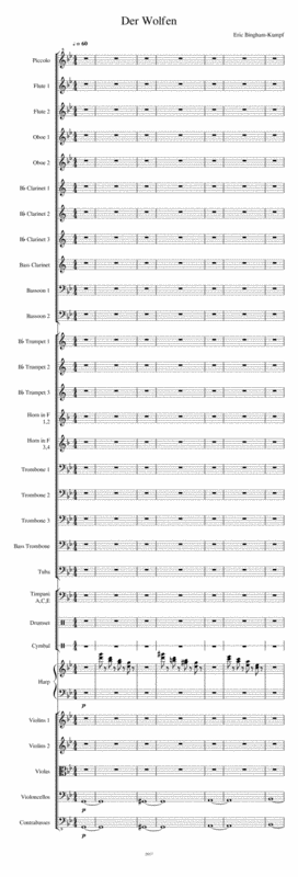 Free Sheet Music Der Wolfen