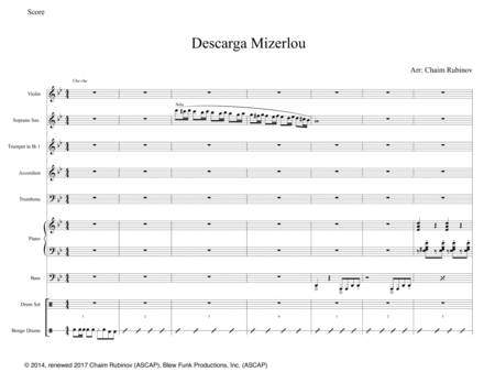 Descarga Mizerlou Sheet Music