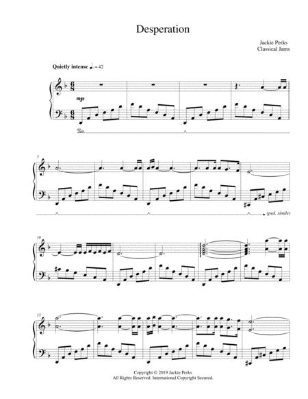 Desperation Sheet Music