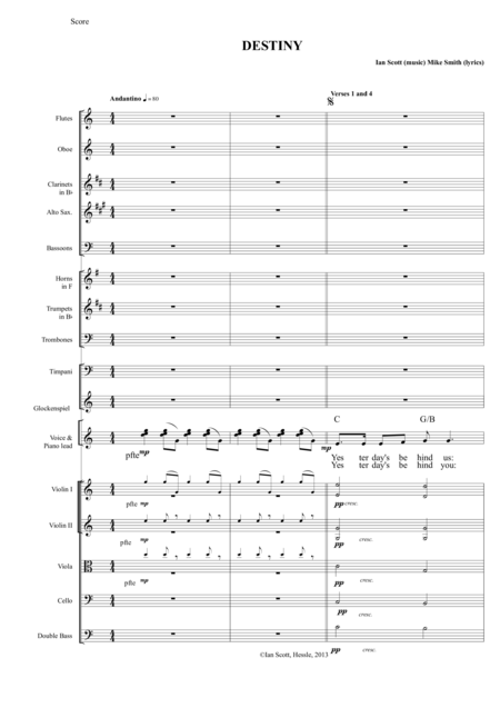 Destiny Sheet Music