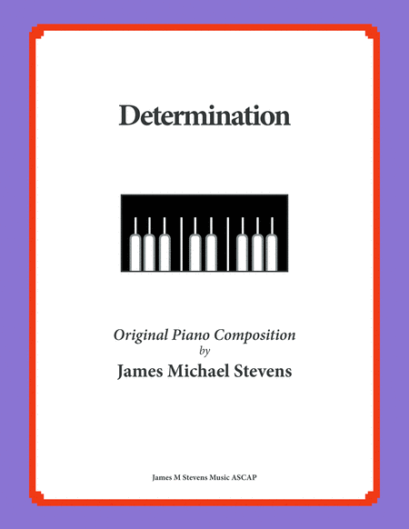Free Sheet Music Determination Piano Solo
