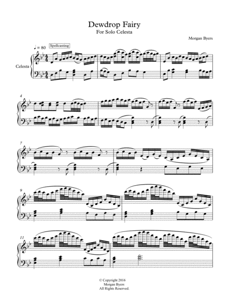 Dewdrop Fairy Sheet Music