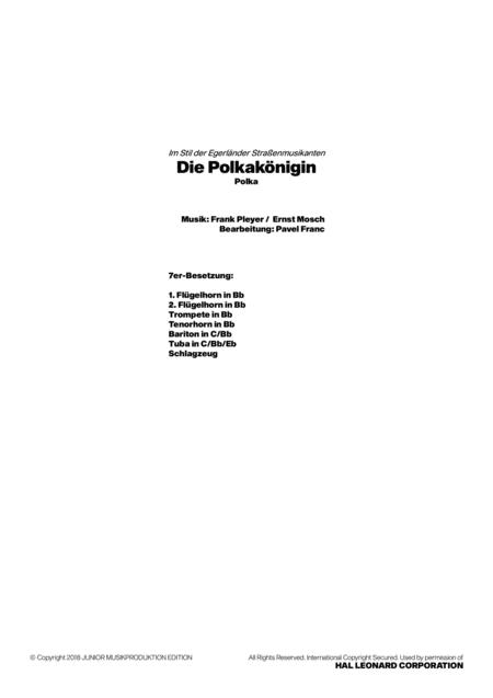 Free Sheet Music Die Polkaknigin