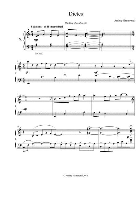 Free Sheet Music Dietes