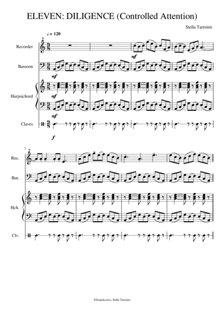 Diligence Sheet Music