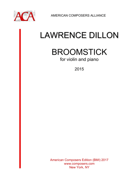 Free Sheet Music Dillon Broomstick