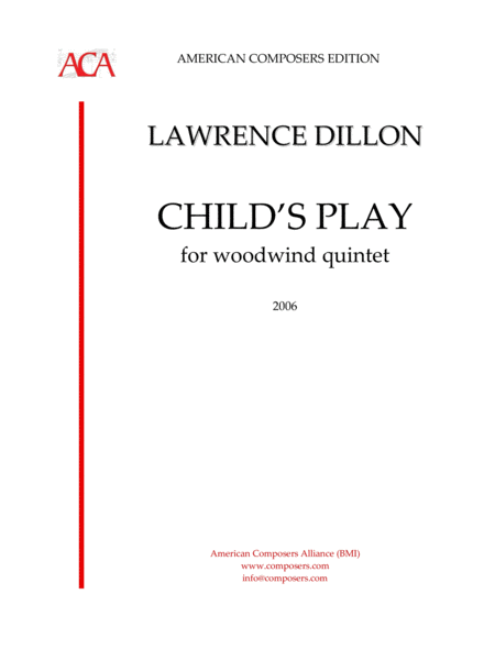 Free Sheet Music Dillon Childs Play