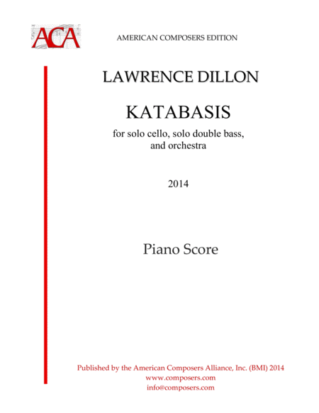 Free Sheet Music Dillon Katabasis Piano Reduction