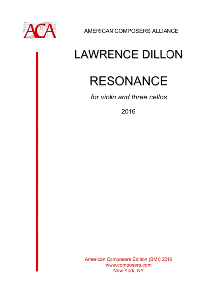 Free Sheet Music Dillon Resonance