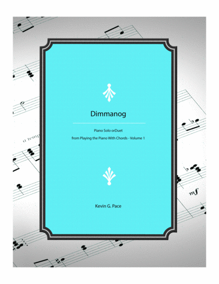 Free Sheet Music Dimmanog Improvised Piano Solo Or Duet