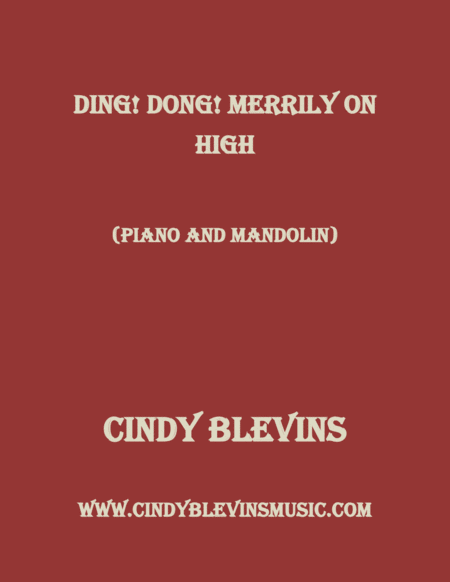 Ding Dong Merrily On High For Piano And Mandolin Sheet Music