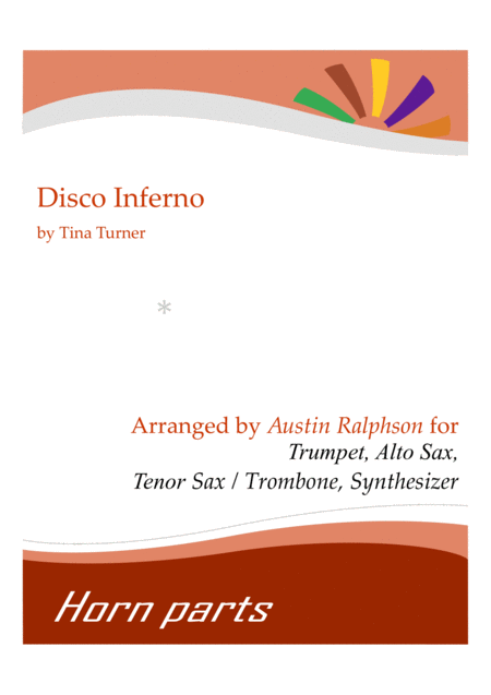 Disco Inferno Horn Parts And Synthesizer Sheet Music