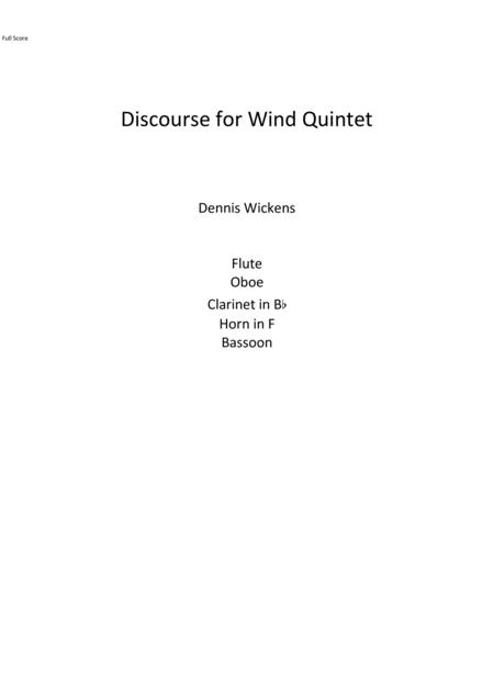 Discourse Sheet Music