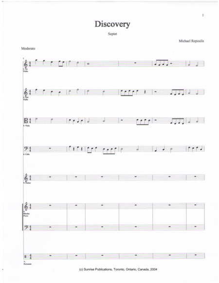 Discovery Sheet Music