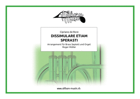 Free Sheet Music Dissimulare Etiam Sperasti Tertia Pars