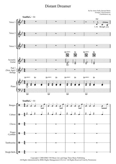 Distant Dreamer Sheet Music