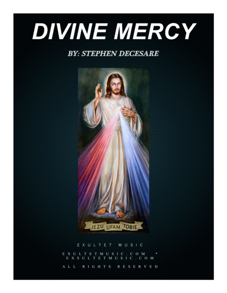 Free Sheet Music Divine Mercy