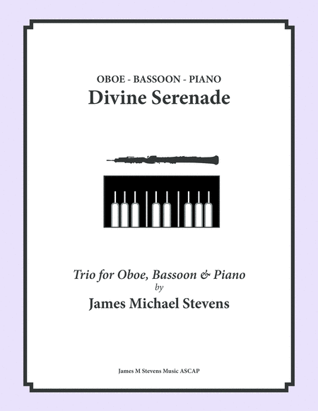 Divine Serenade Oboe Bassoon Piano Sheet Music