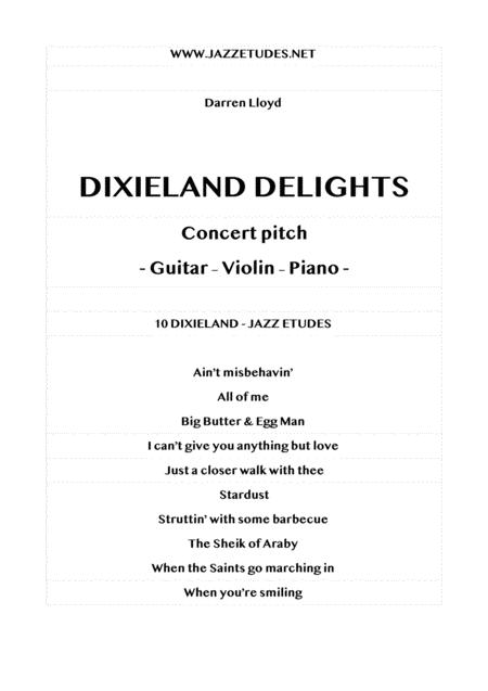 Dixieland Delights 10 Jazz Etudes Concert Pitch Sheet Music