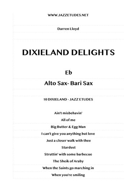 Dixieland Delights 10 Jazz Etudes Eb Instruments Sheet Music