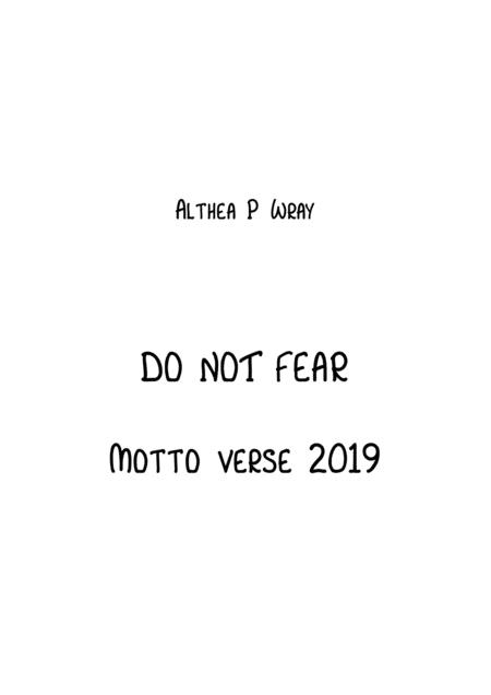 Free Sheet Music Do Not Fear