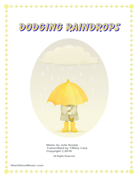 Free Sheet Music Dodging Raindrops