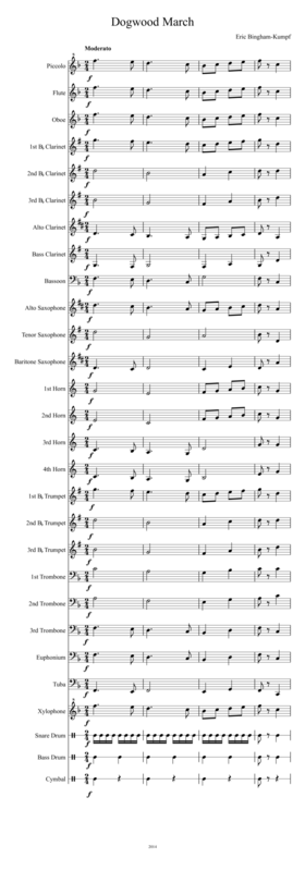 Dogwood March Sheet Music