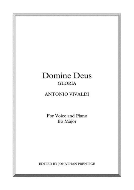 Domine Deus Gloria Sheet Music