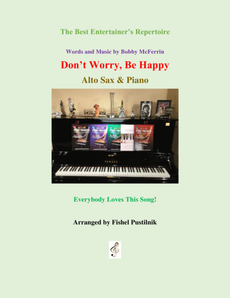 Free Sheet Music Dont Worry Be Happy With Improvisation For Alto Sax And Piano