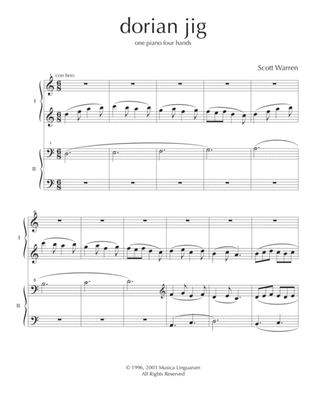 Dorian Jig Sheet Music