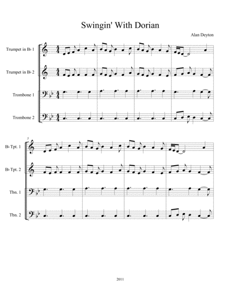 Dorian Swing Sheet Music