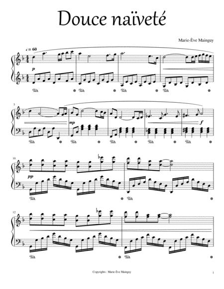 Free Sheet Music Douce Navet