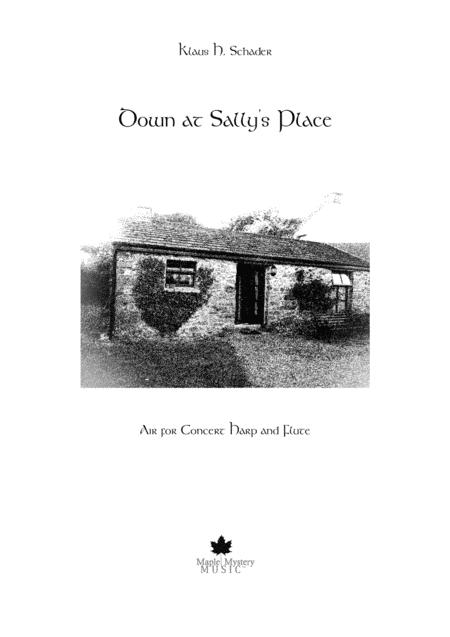 Down At Sallys Place Air For Concert Harp Flute Sheet Music