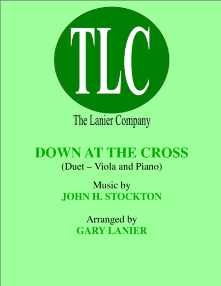 Down At The Cross Duet Viola And Piano Score And Parts Sheet Music