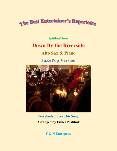 Down By The Riverside For Alto Sax And Piano Jazz Pop Version Video Sheet Music