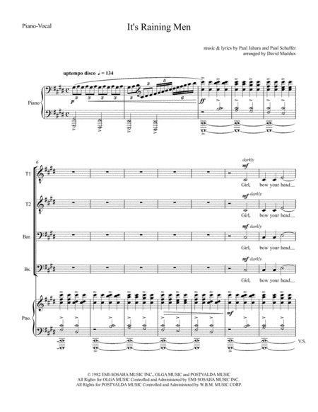 Down By The Riverside Traditional 2 Tenor Saxes Piano And Drum Set Intermediate Level Sheet Music