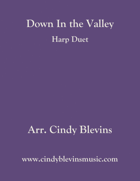 Free Sheet Music Down In The Valley Arranged For Harp Duet